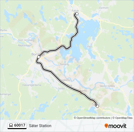 60017 Bus Line Map