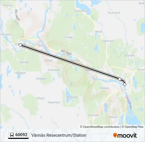 60092 Bus Line Map