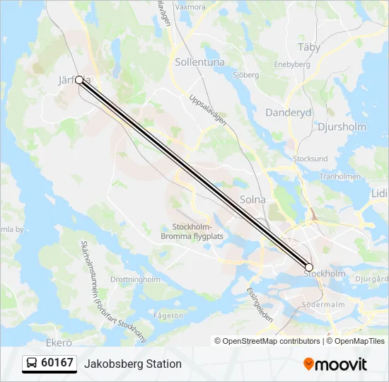 60167 Bus Line Map