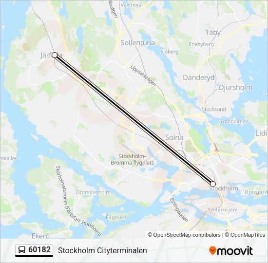 60182 Bus Line Map