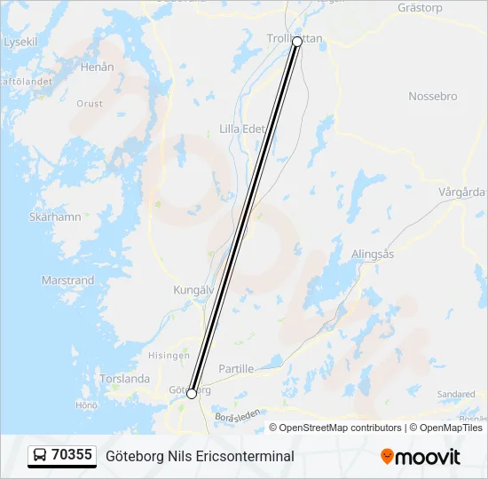 70355 Bus Line Map