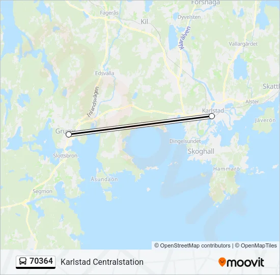 70364 Bus Line Map