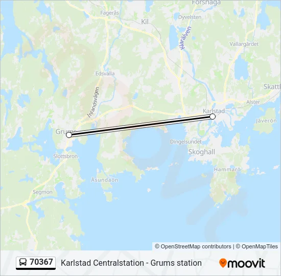 70367 Bus Line Map