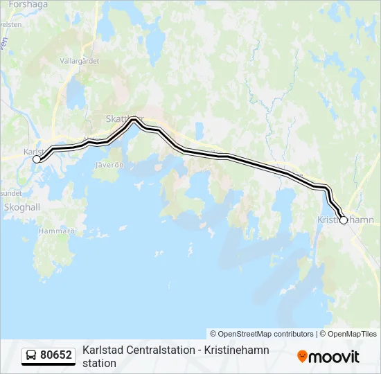 80652 Bus Line Map