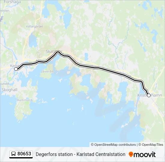80653 Bus Line Map