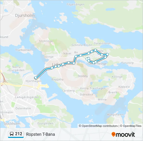 212  Line Map