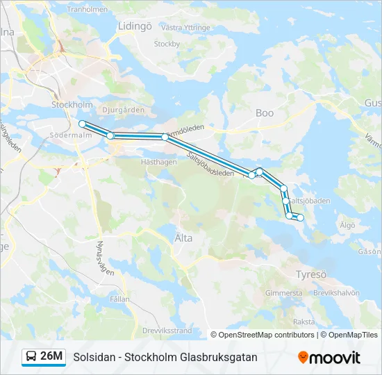 26M  Line Map