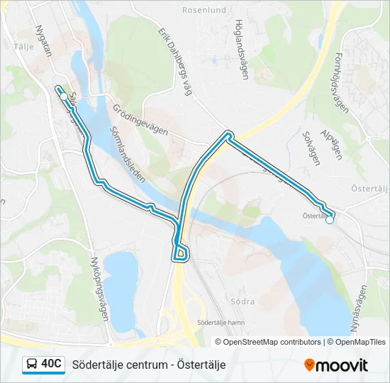 40C  Line Map