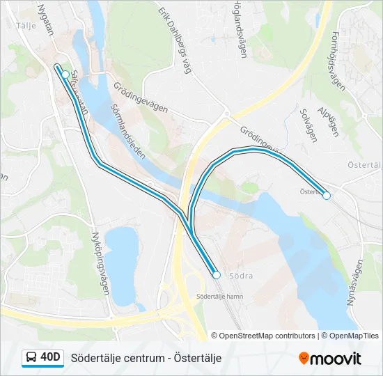 40D  Line Map