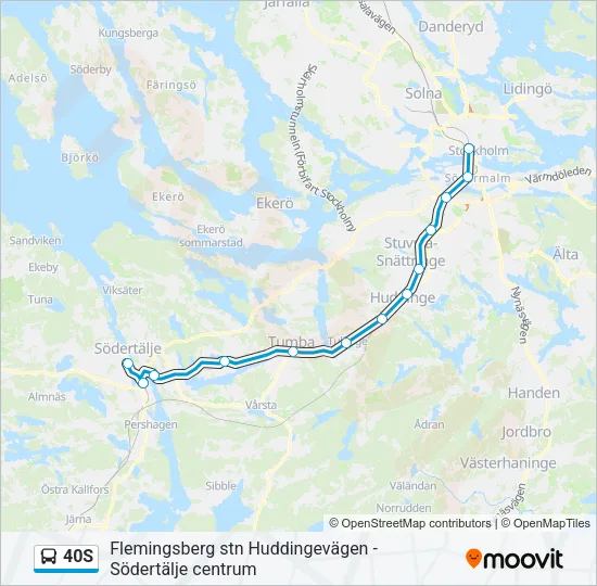 40S  Line Map