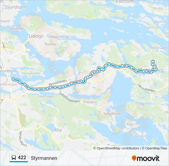 422  Line Map
