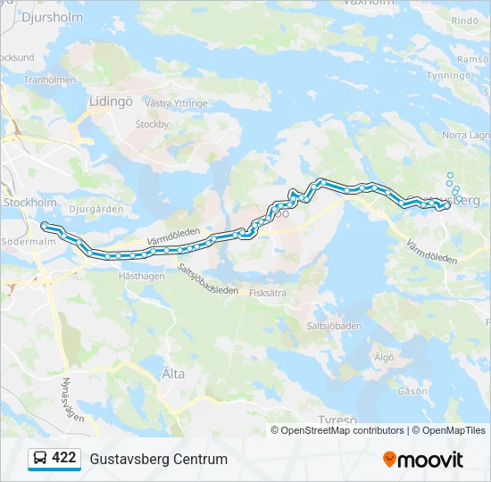 422  Line Map