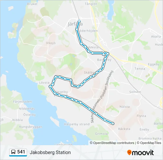 541  Line Map