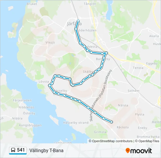 541  Line Map