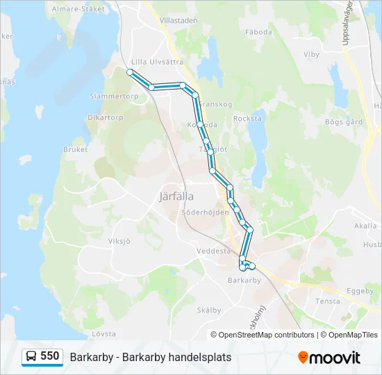 550  Line Map