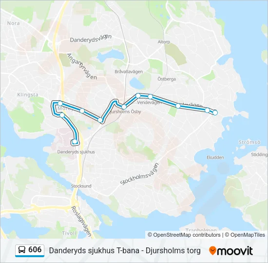 606  Line Map