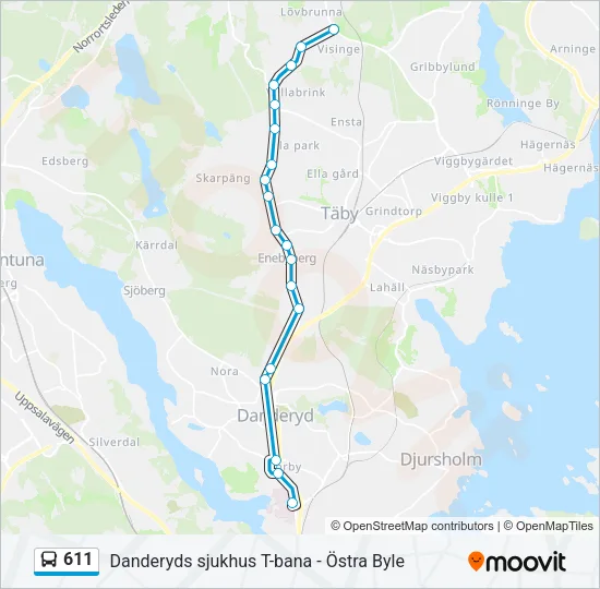 611  Line Map