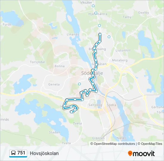 751  Line Map