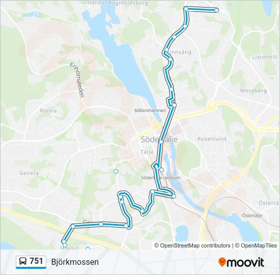 751  Line Map