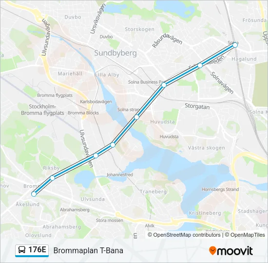 176E  Line Map