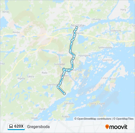 620X  Line Map