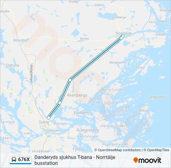 676X  Line Map