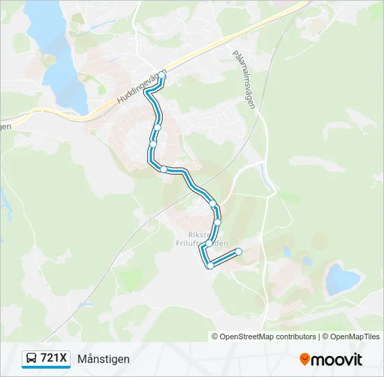 721X  Line Map