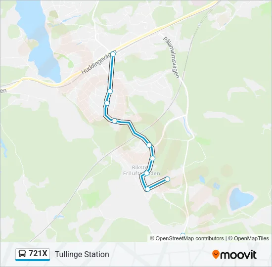 721X  Line Map