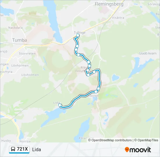 721X  Line Map