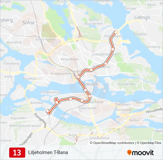 13  Line Map