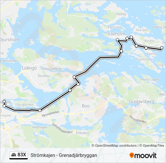 83X  Line Map