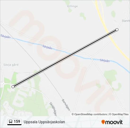 159  Line Map