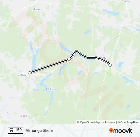 159  Line Map
