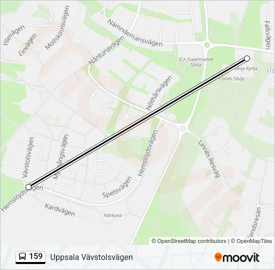 159  Line Map