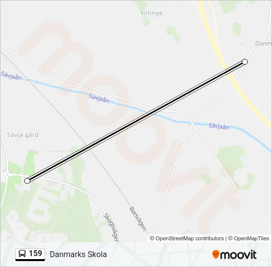 159  Line Map