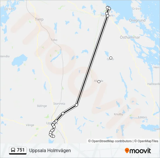 751  Line Map
