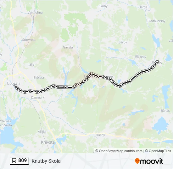 809  Line Map