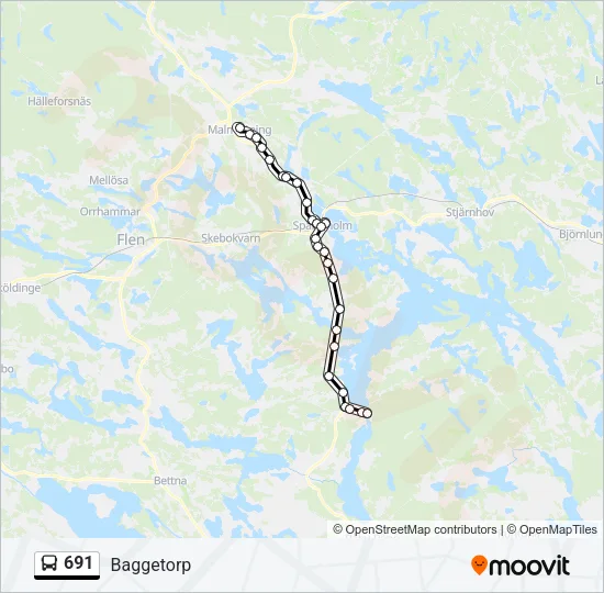 691  Line Map