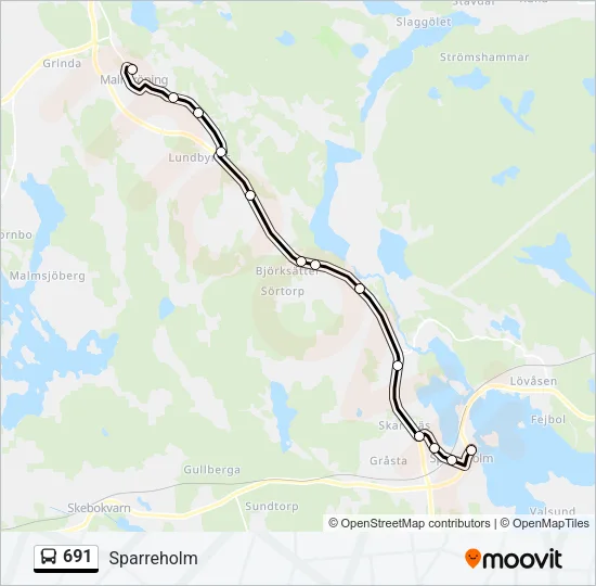 691  Line Map