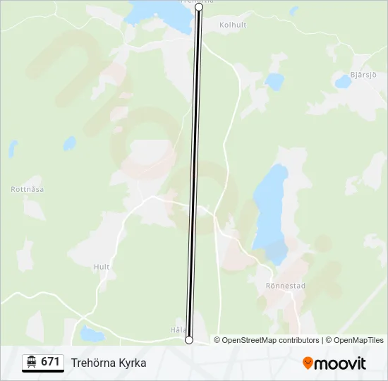 671 Cable Car Line Map
