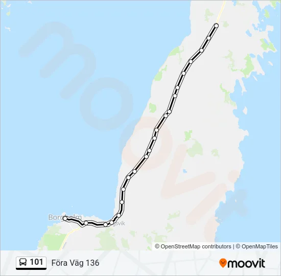101  Line Map