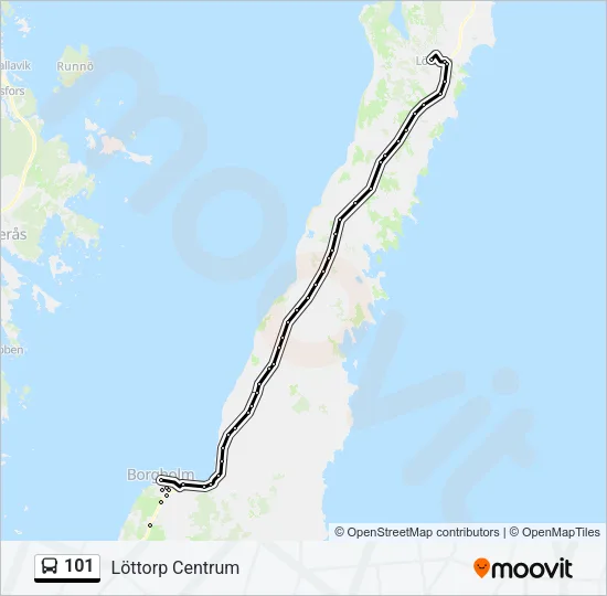 101  Line Map