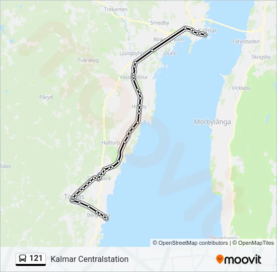 121  Line Map