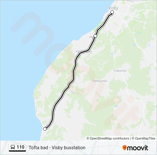 110  Line Map