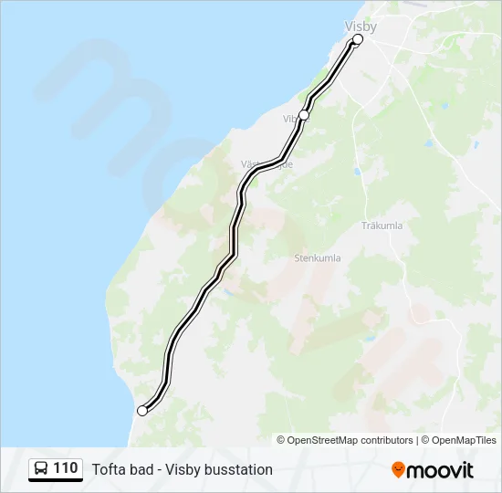 110  Line Map