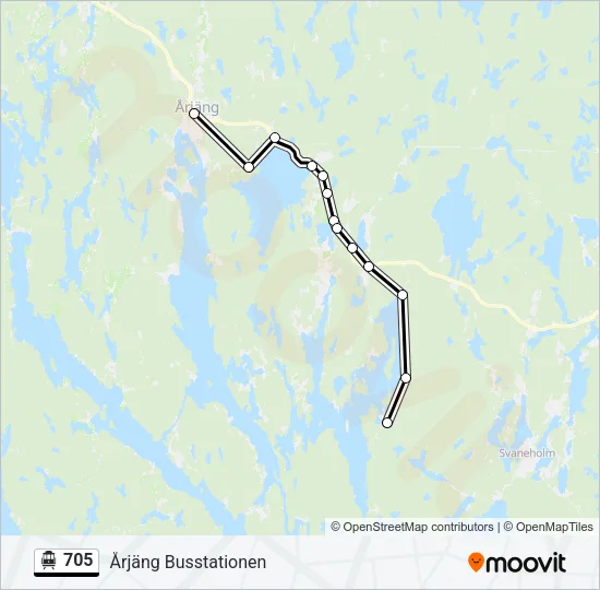 705 Cable Car Line Map