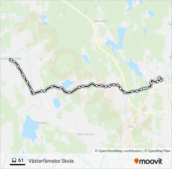 61  Line Map