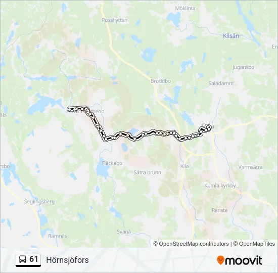 61  Line Map