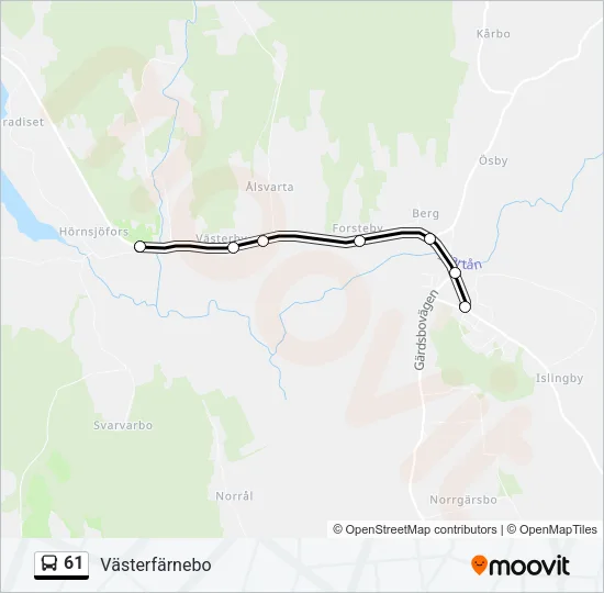 61  Line Map