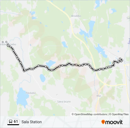 61  Line Map